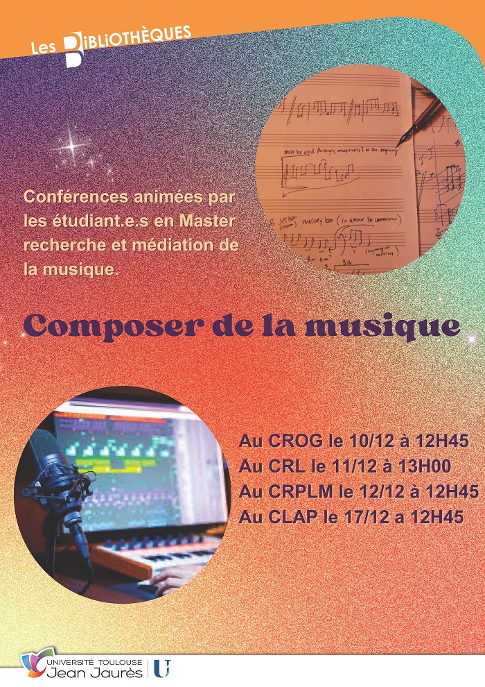 Affiche de la conférence