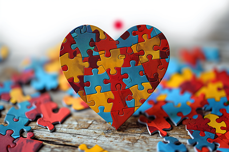 Coeur en puzzle