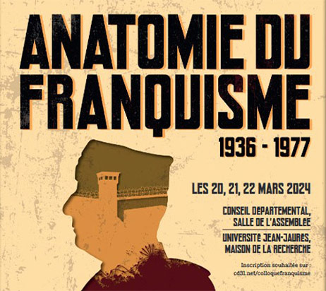 Affiche du colloque Anatomie du franquisme